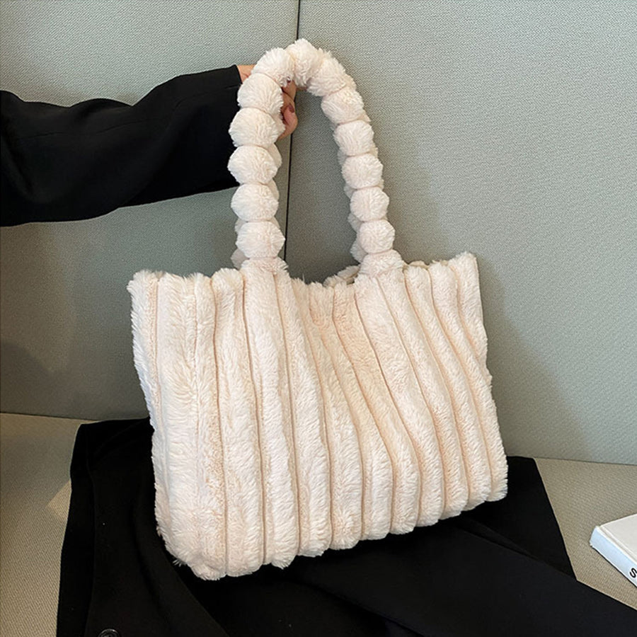 Elegante Plüsch-Umhängetasche für Damen