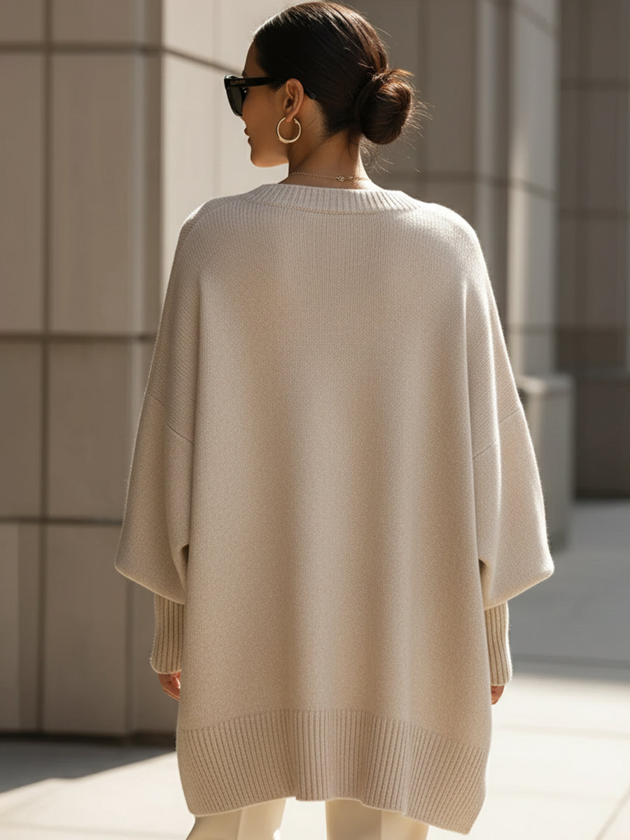 MELODY / LUXURIOSER OVERSIZED-PONCHO