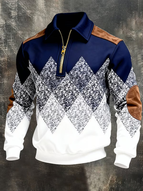 Renshaw - Stylisches Sweatshirt Mit Reißverschluss