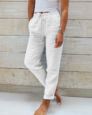 AURELIA - WEITE LEINENHOSE