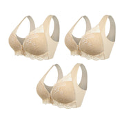 BUGEL-BH MIT FORMENDEM SCHNITT UND VORDERVERSCHLUSS (3ER-PACK)