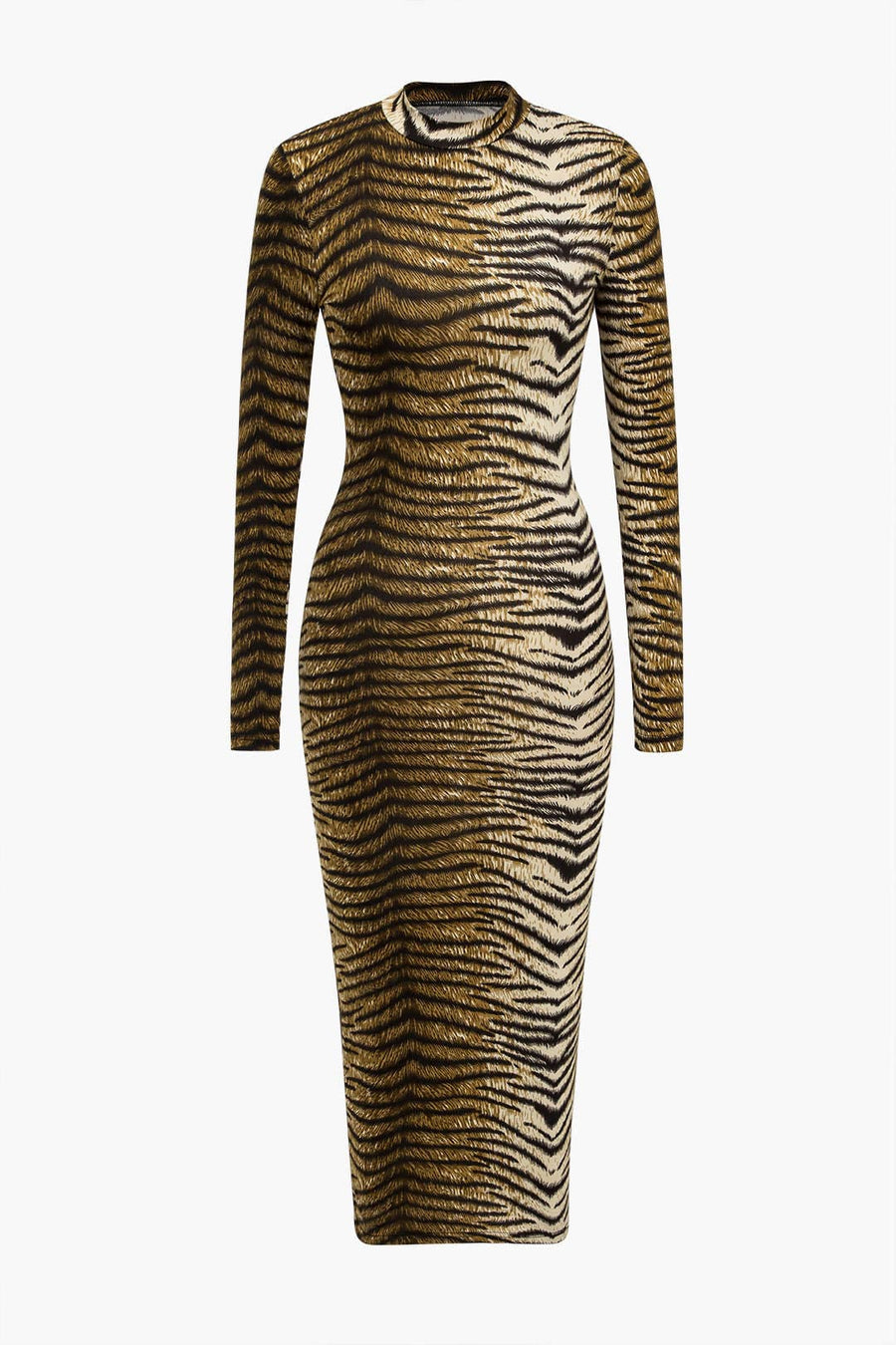 Leona | Elegantes Leopard-Print Midikleid – Wild & Stilvoll
