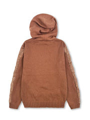 Cypriana – Eleganter Strick Pullover Mit Kapuze