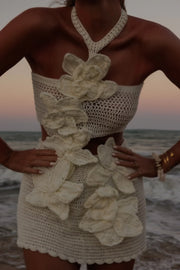 Weiches | Blumenkleid mit filigranem Blumenmuster für Frauen für dich