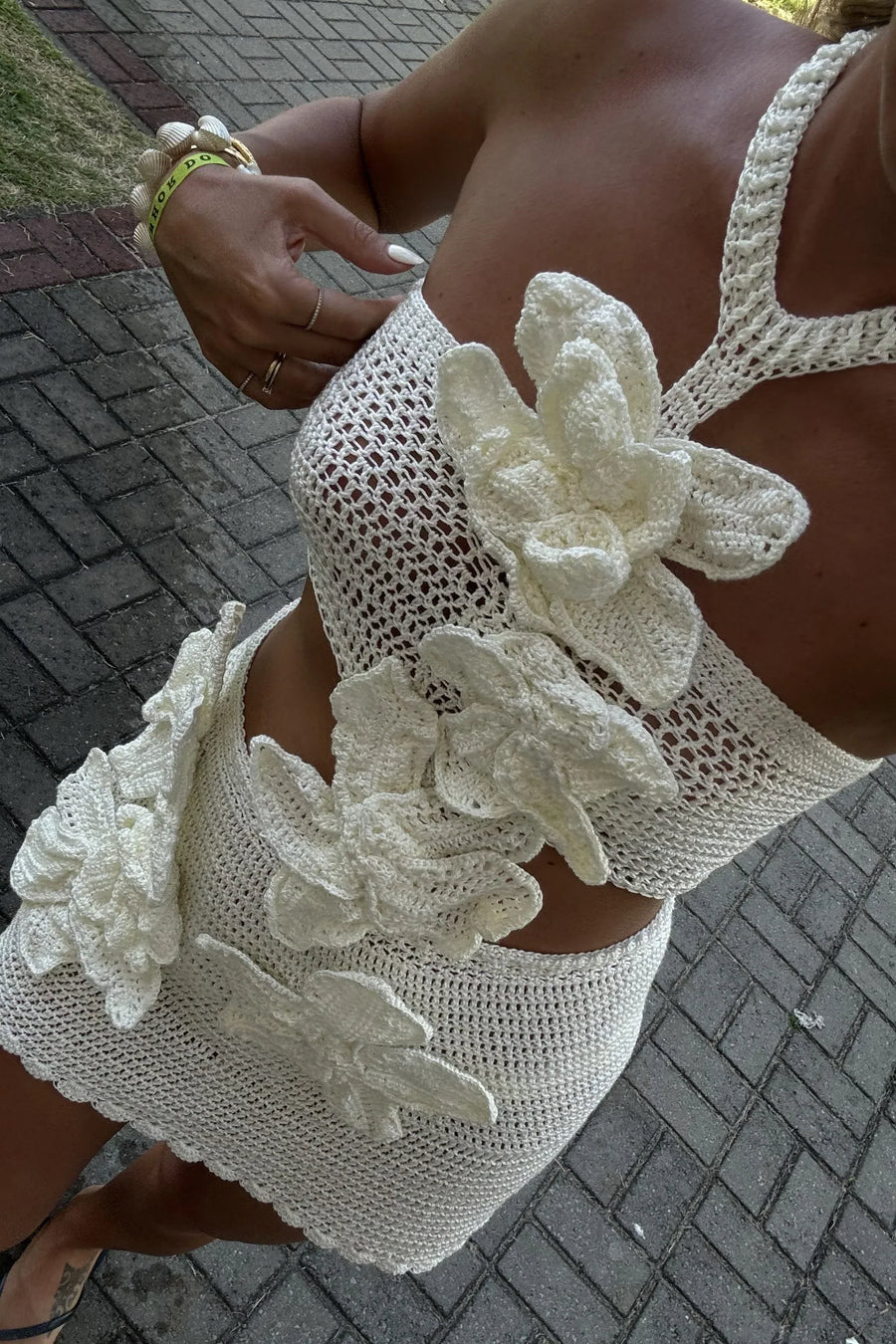 Weiches | Blumenkleid mit filigranem Blumenmuster für Frauen für dich
