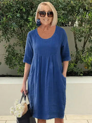 Bridget | Locker sitzendes Kleid mit Taschen