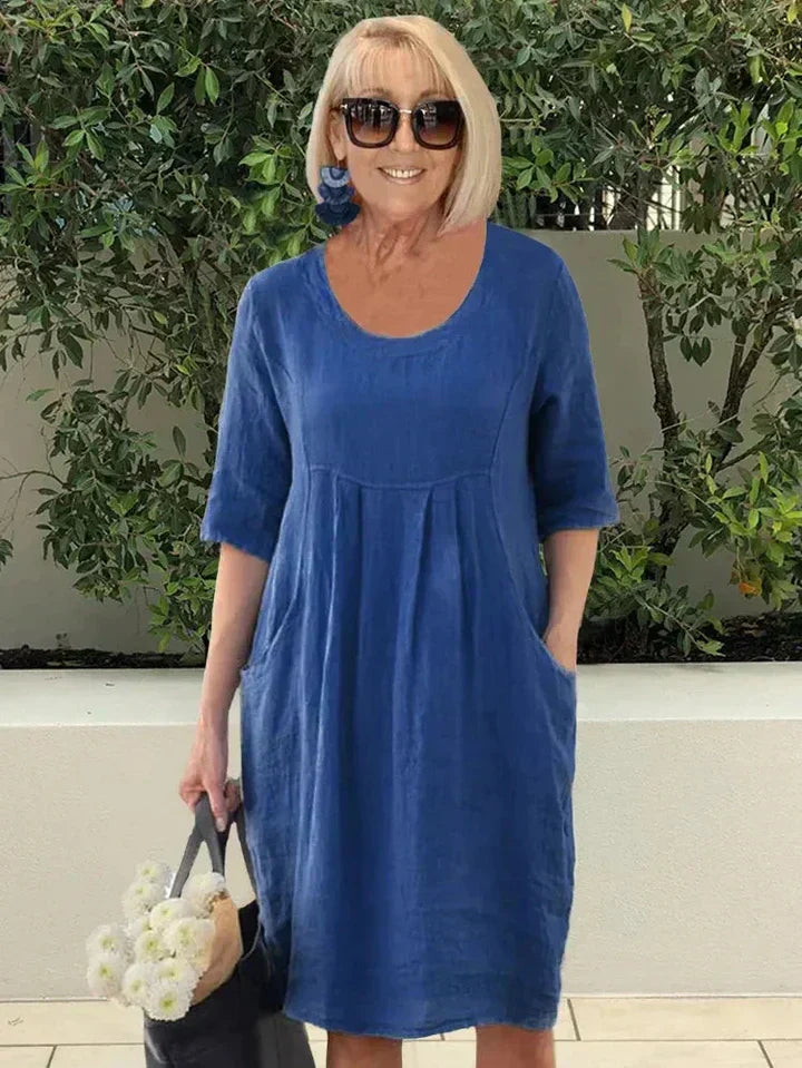 Bridget | Locker sitzendes Kleid mit Taschen