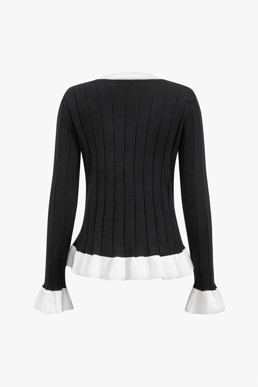 Liliana | Elegantes Zweiteiler-Set mit Strickjacke & Wide-Leg-Hose