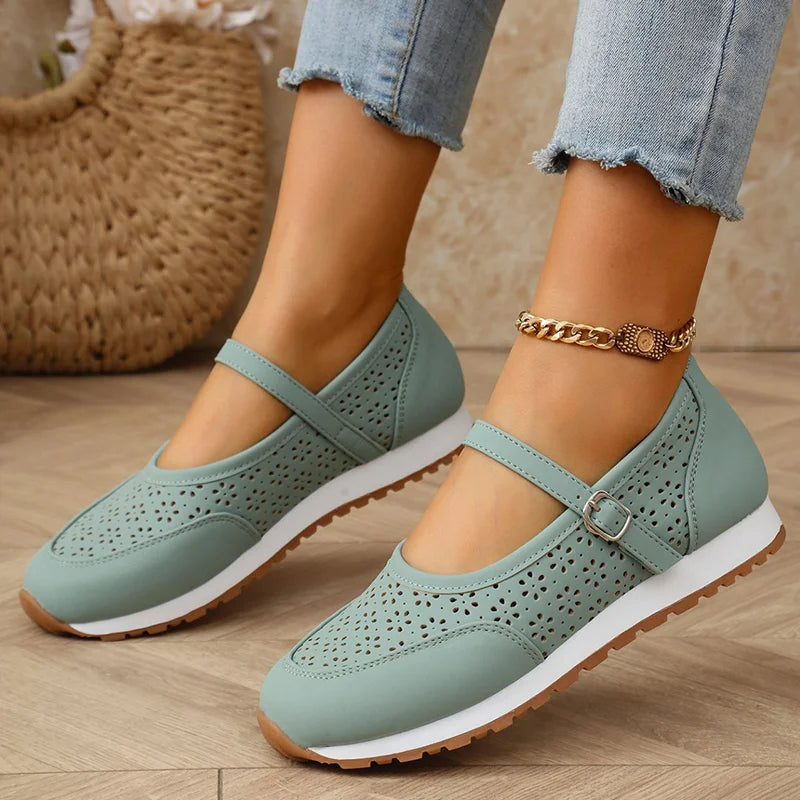 Jewell - Atmungsaktive Orthopädische Lederschuhe