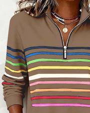 Hannah | Moderner Damen Sweatshirtstil elegant geschnitten