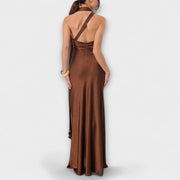 Azura - Elegantes Satin-Maxikleid