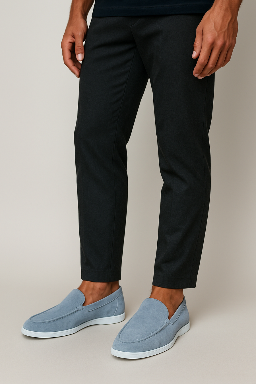 Elegante Wildleder Slipper