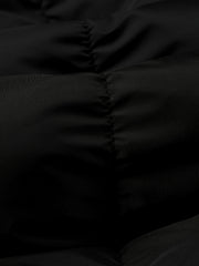 Herren Lässige Daunenjacke Mit Kapuze | Durchgehender Reißverschluss