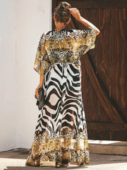 Heidi-Mode | Kimono mit Leopardenmuster