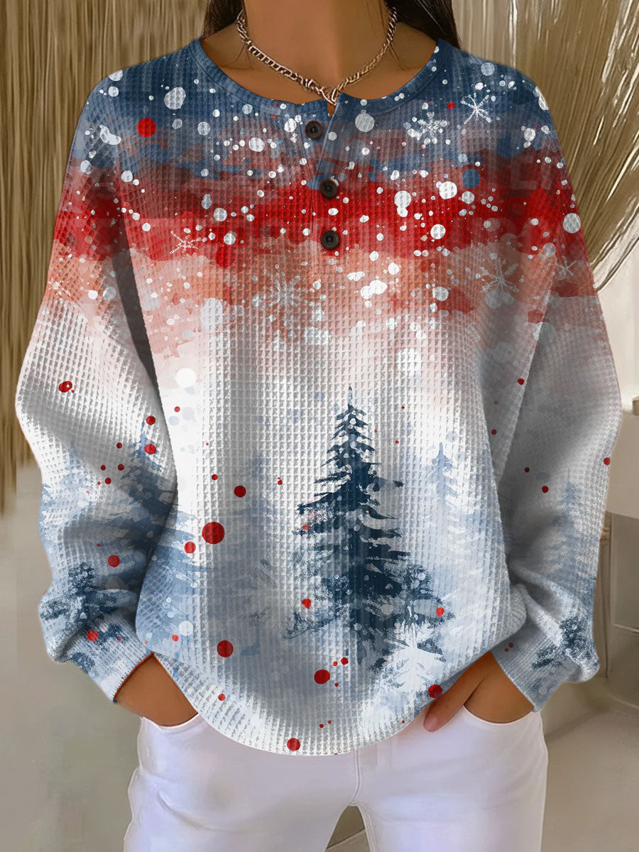Alva™ - Julepullover mit Weichem Tannenbaum-Muster