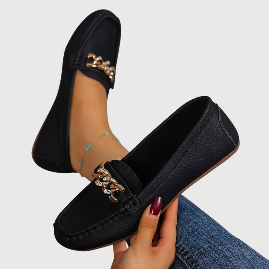 Orthopädische Slipper für Damen mit Kette