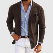 Moderne Herren Strickjacke | Leichter Cardigan Mit Taschen