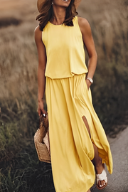 Elegantes Langes Kleid für Sommerfreuden