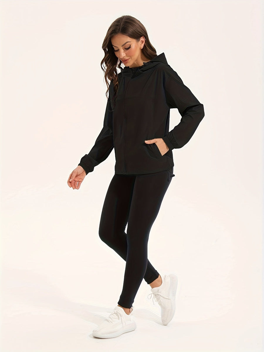 Xylia | Wasserabweisende Sportjacke mit Kapuze für Frauen