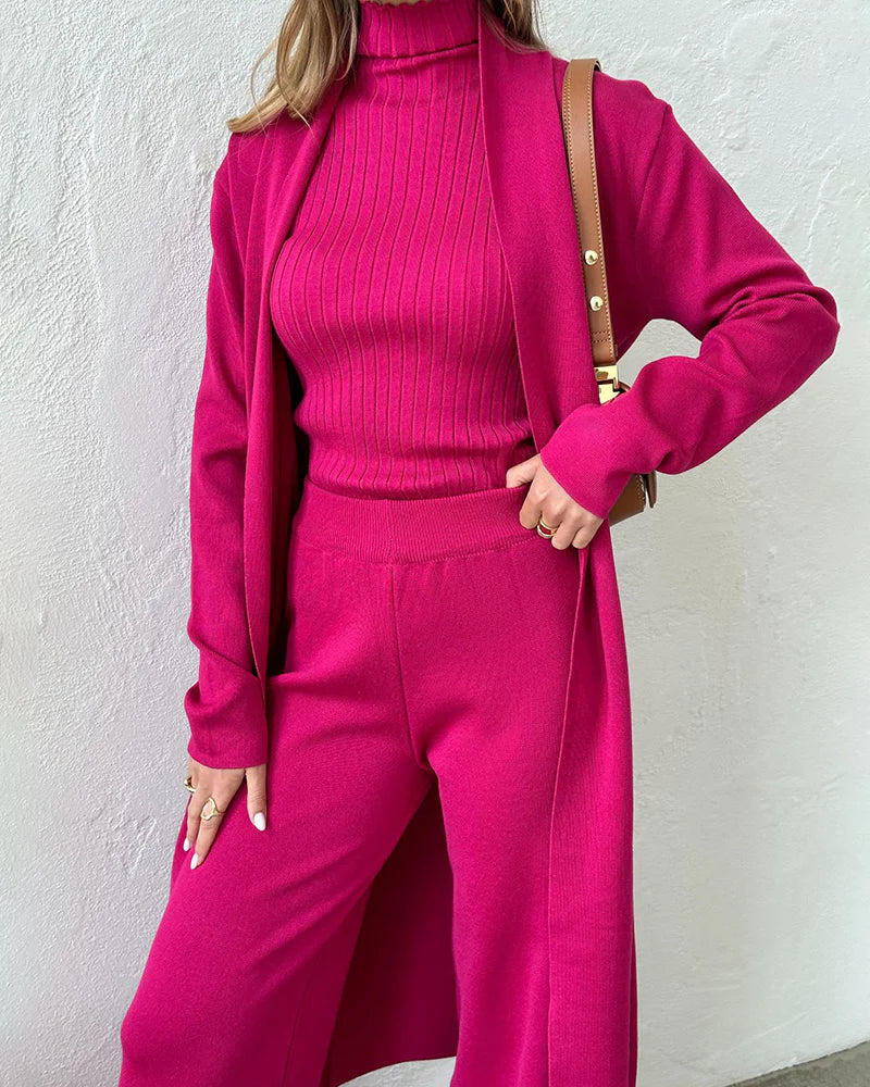 Monika | Dreiteiliges Kuschel-Set für Damen