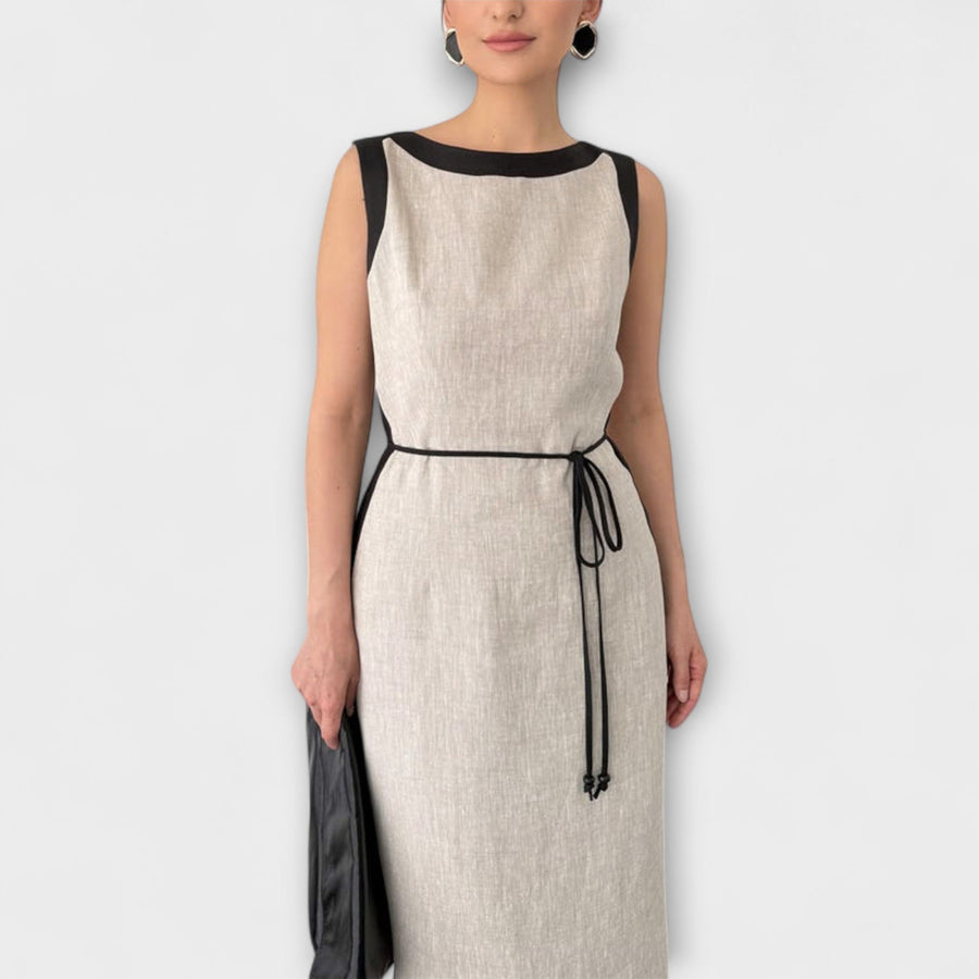 Irene - Elegantes ärmelloses Kleid