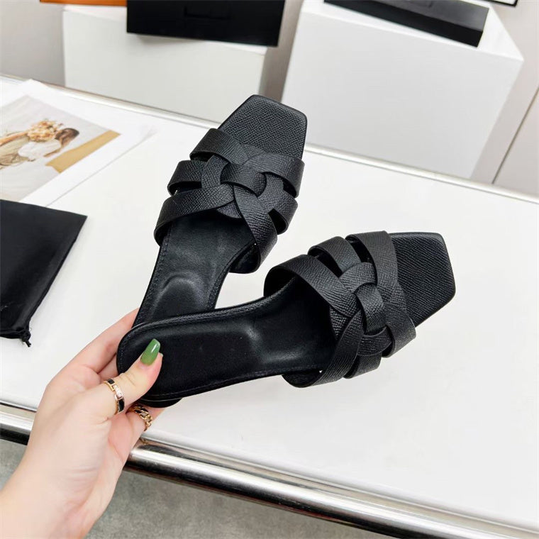 Heidi-Mode | Damenmode Einfache Kreuz Mittel-Hoch Schuhe