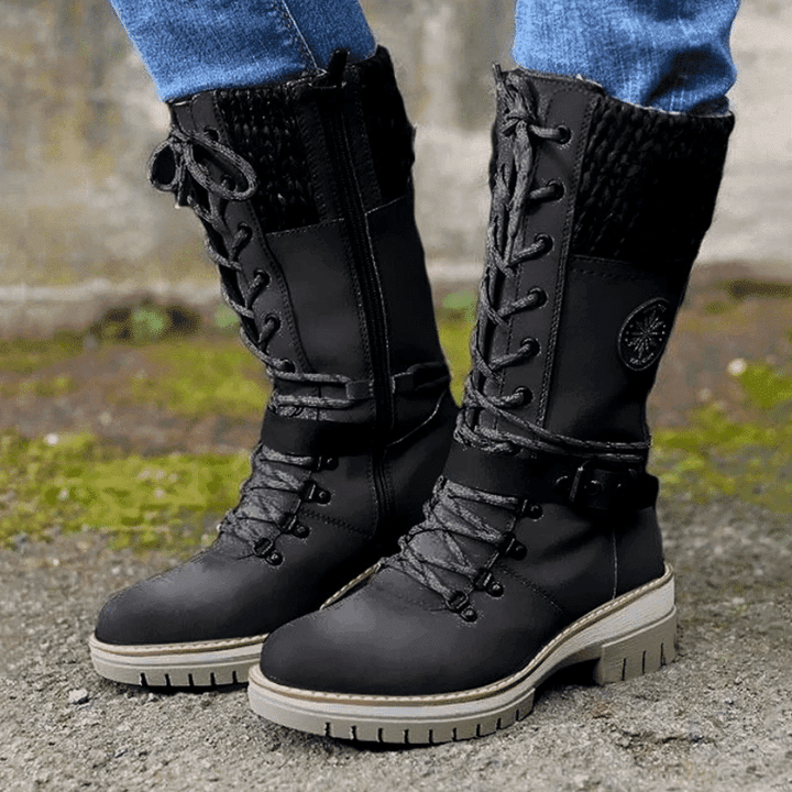 FrostLuxe™ - Schnürstiefel für den Winter