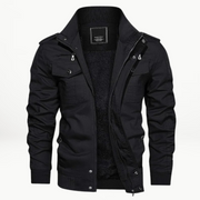 Lässige Winterjacke Mit Taschen Für Herren | Reißverschluss