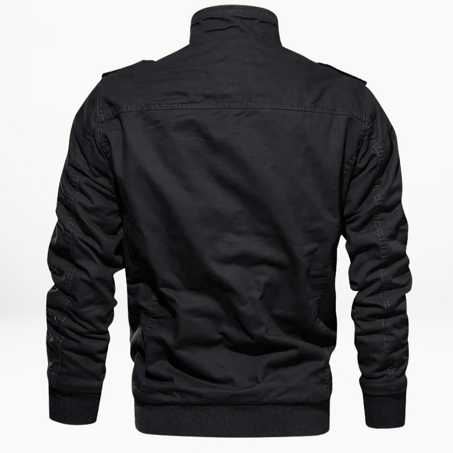 Lässige Winterjacke Mit Taschen Für Herren | Reißverschluss