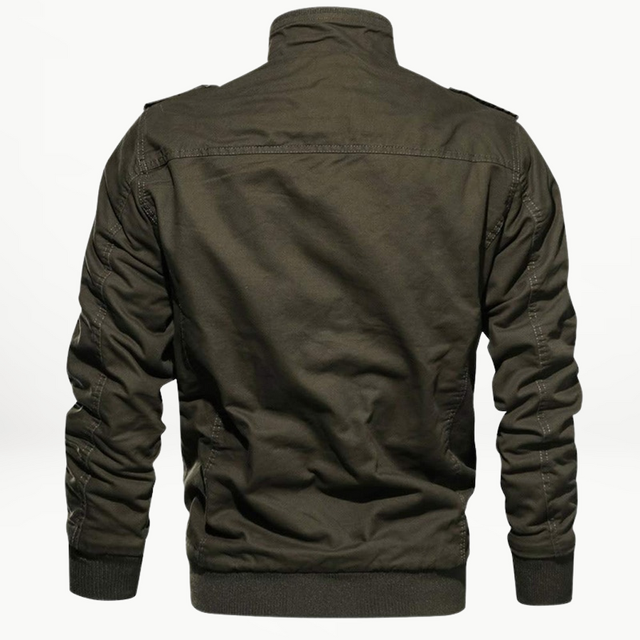 Lässige Winterjacke Mit Taschen Für Herren | Reißverschluss