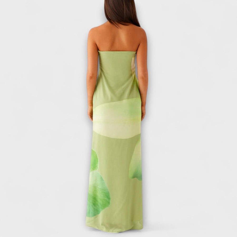 Zephyra - Elegantes Off-Shoulder Maxi-Kleid