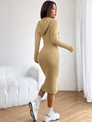 Bequemes | Bequemes Kleid mit Kapuze. für dich