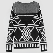 CONRAD - STRICKJACKE MIT GEOMETRISCHEM MUSTER