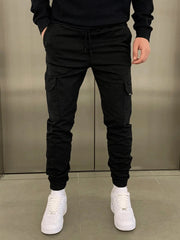 Finn | Bequeme Stretch-Cargohose Herren stilvoll