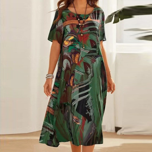 Heidi-Mode | Lässiges Plus-Size Bindekleid
