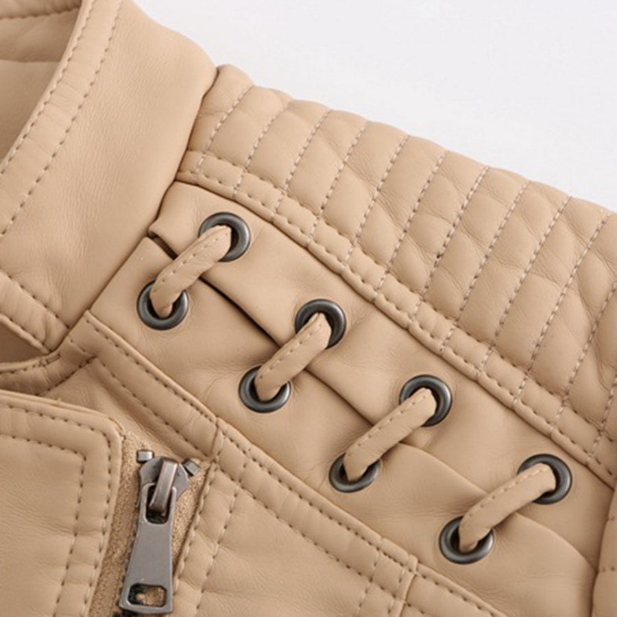 Elegante & Zeitlose Damenlederjacke - Must-Have für Modebewusste