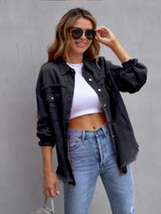 Moderne Damen Jeansjacke - Farbige Denim Outdoor-Jacke für jeden Anlass