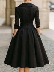 Lea™ | Elegantes Midikleid mit Dezentem Glanz