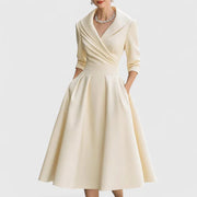 Liudmila – Formelles Midi Kleid