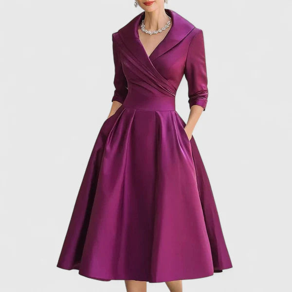 Liudmila – Formelles Midi Kleid