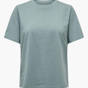 Damen T-Shirt mit Rundhals und kurzen Ärmeln aus Leichtstoff