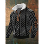 MILIANIA | FLEECE-PULLOVER MIT HOCHSCHLOSS