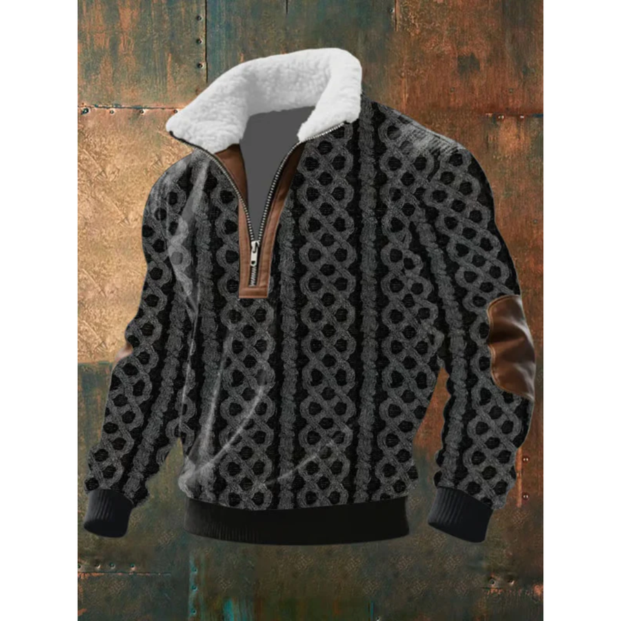MILIANIA | FLEECE-PULLOVER MIT HOCHSCHLOSS