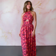 Veronica | Elegantes Maxikleid mit Blumenprint