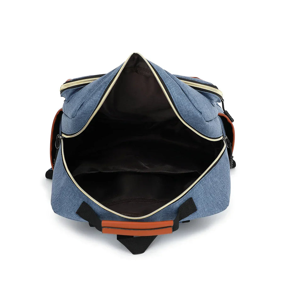 Unisex Vintage Groß Wasserdicht Rucksack | Canvas