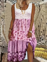 Nancy - Stilvolles Boho-Midikleid