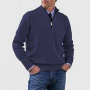 Herrenpullover Mit Halbem Reißverschluss | Langarm