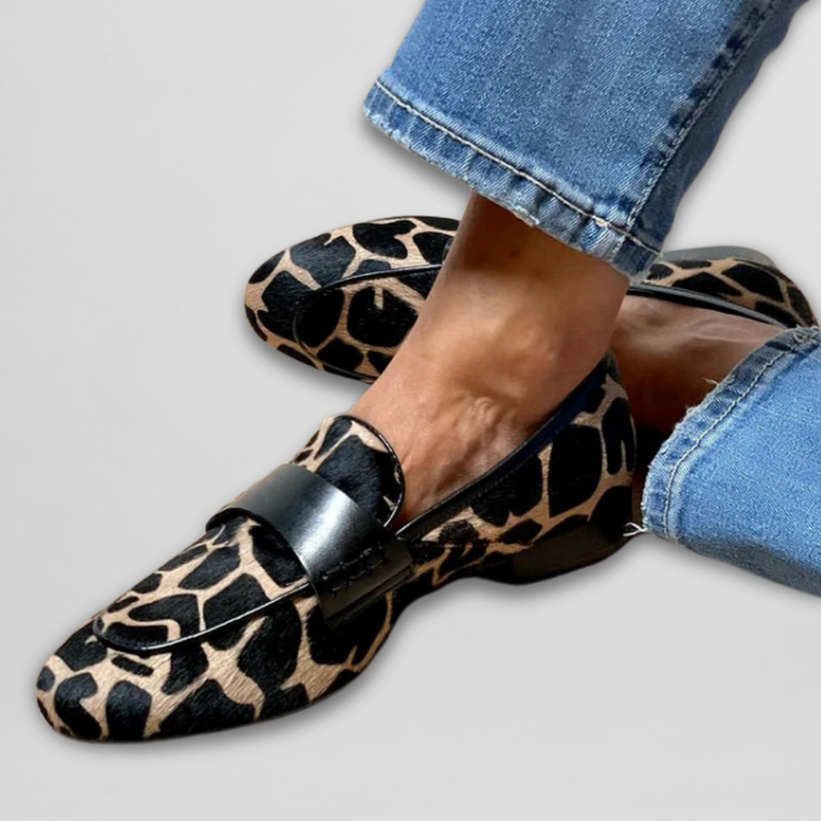 Priszilla – Halbschuhe Mit Tierprint