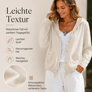 Fuida | Leichte Kapuzenjacke mit verstellbarem Saum