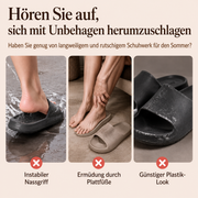 Jorish | Monogramm-Sommerpantoletten mit Kettendetail